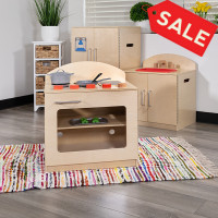 Flash Furniture MK-DP001-GG Children's Wooden Kitchen Stove for Commercial or Home Use - Safe, Kid Friendly Design